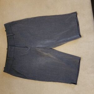 Heathered dark grey Worthington dress shorts